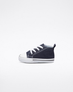 Converse Chuck Taylor First Star Fiu Magasszárú Sötétkék | CAPFTVG-HU